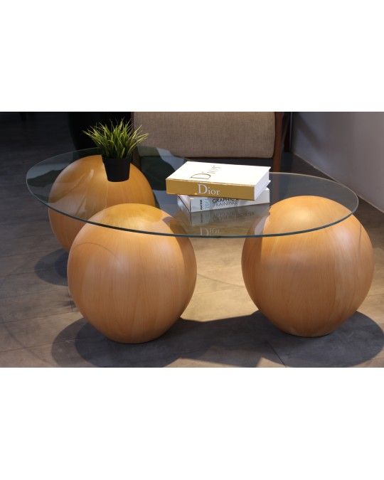 Küre Fiber Orta Sehpa - Beyaz Küre Fiber Orta Sehpa - Beyaz