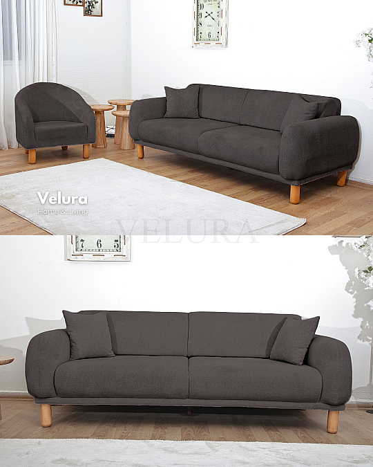 Lara Koyu Gri Koltuk Takımı