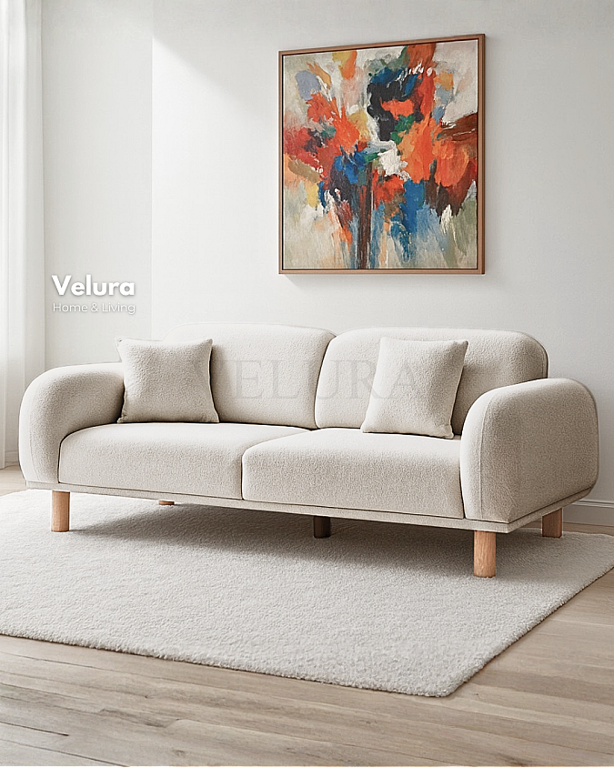 Lara Krem Koltuk Takımı