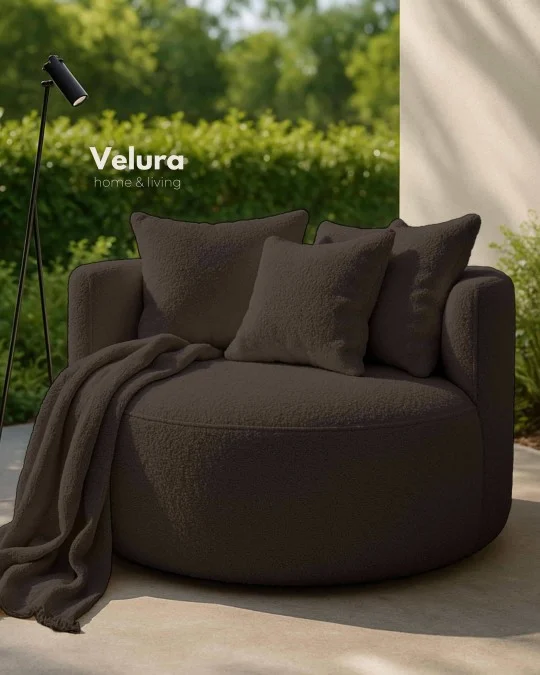 Miz Koyu Kahve Berjer