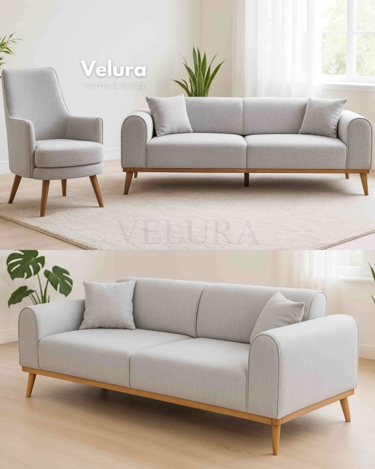 Valo Gri Koltuk Takımı