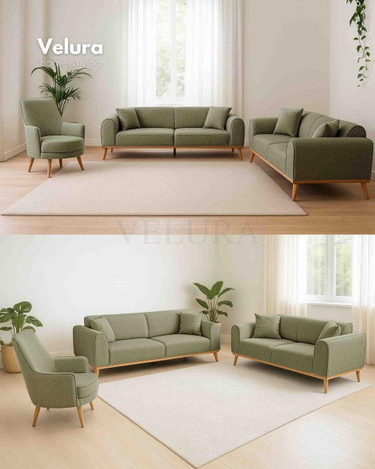 Valo Fildişi Koltuk Takımı