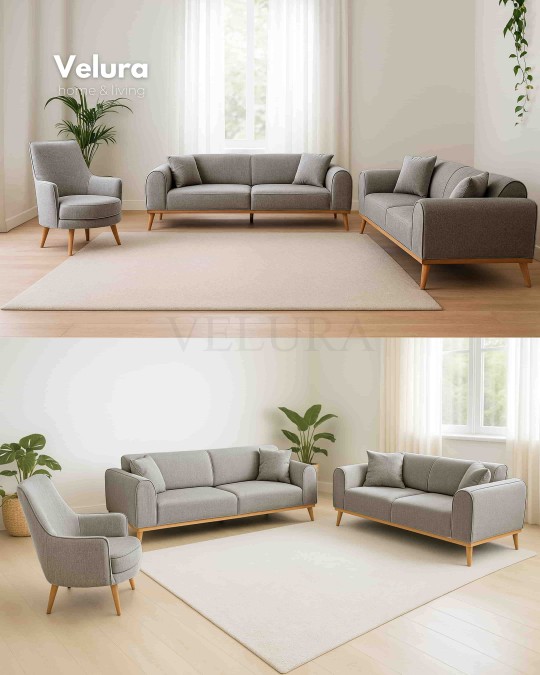 Valo Açık Krem Koltuk Takımı