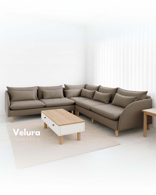 Fox Köşe Takımı - Koyu Krem