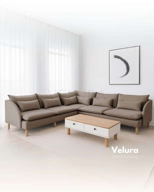 Fox Köşe Takımı - Koyu Krem