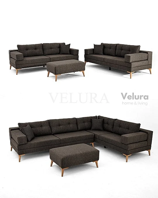 Zeri Köşe Takımı | 2 Kanepeye Dönüşebilir