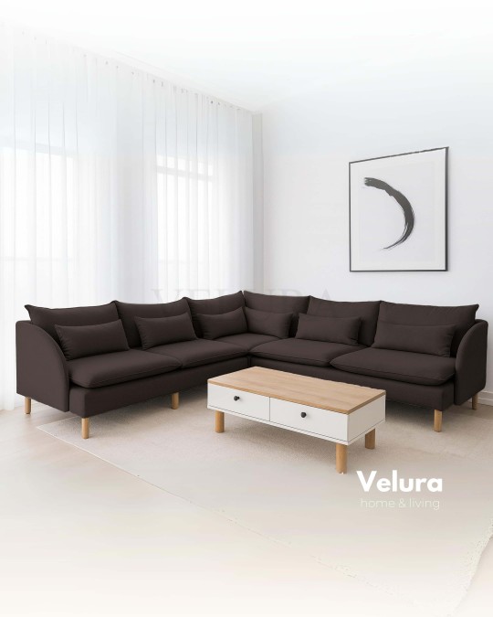 Fox Köşe Takımı - Koyu Kahve