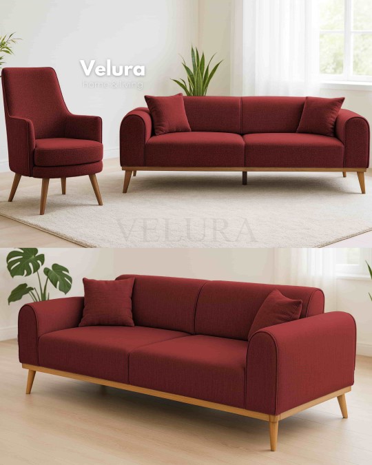 Valo Kırmızı Kanepe Valo Kırmızı Kanepe