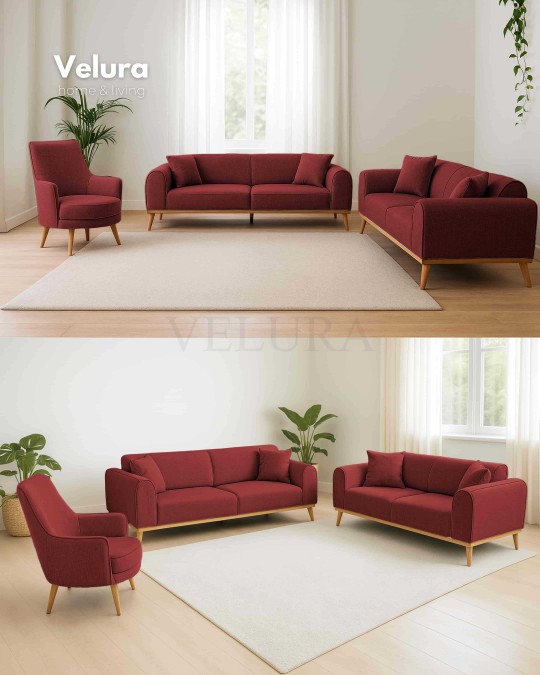 Valo Kırmızı Koltuk Takımı