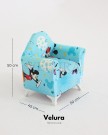 Çocuk Berjer - Mickey Mouse - Turkuaz Çocuk Berjer - Mickey Mouse - Turkuaz