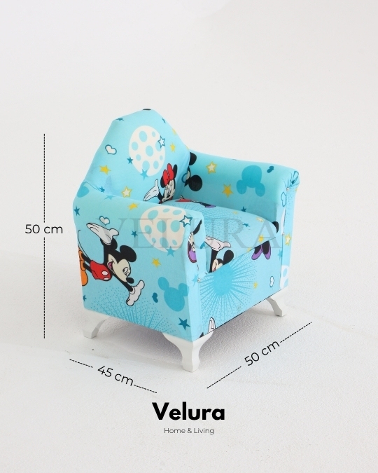 Çocuk Berjer - Mickey Mouse - Turkuaz Çocuk Berjer - Mickey Mouse - Turkuaz