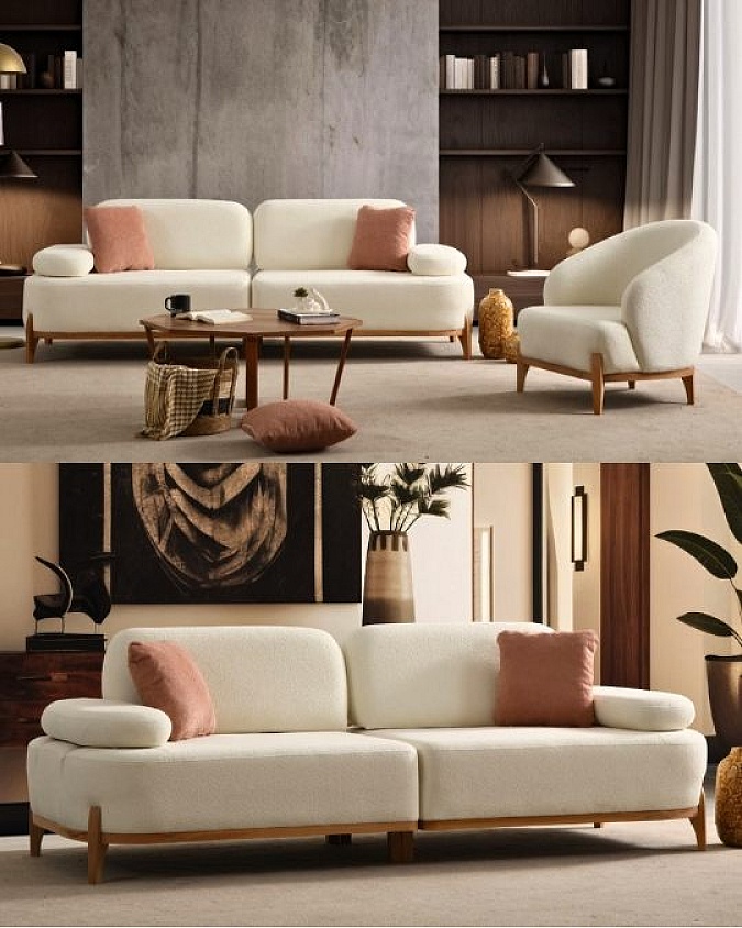 Berina Antrasit Koltuk Takımı