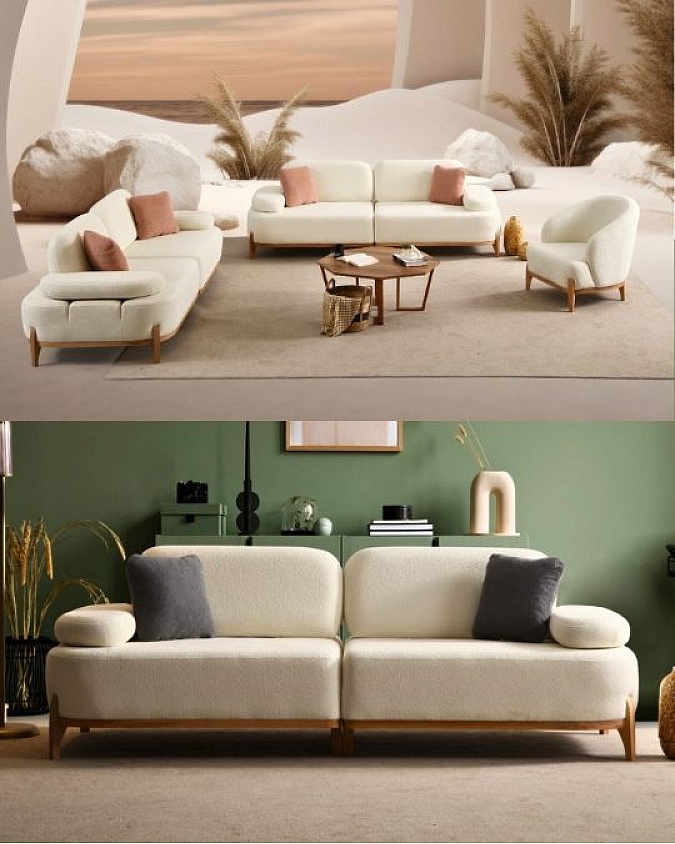 Berina Antrasit Koltuk Takımı