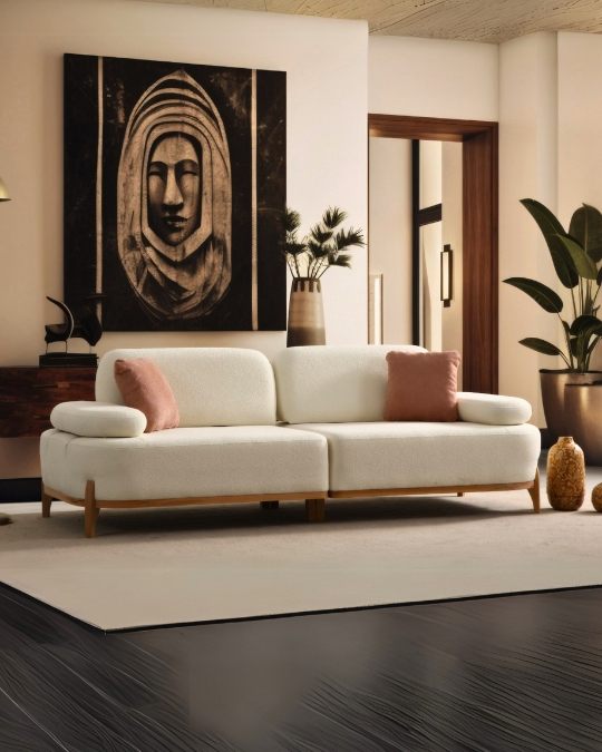 Berina Krem Koltuk Takımı Berina Krem Koltuk Takımı