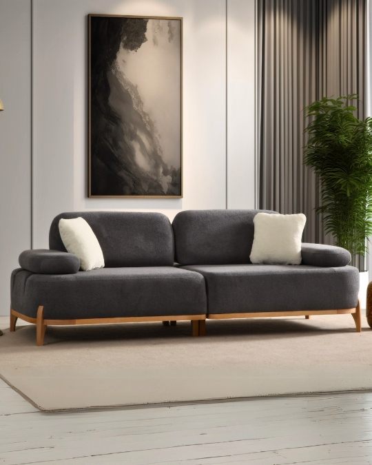 Berina Antrasit Koltuk Takımı Berina Antrasit Koltuk Takımı