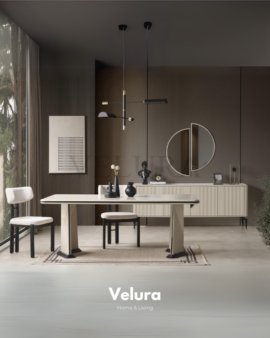 Venti Siyah Yemek Masası Venti Siyah Yemek Masası