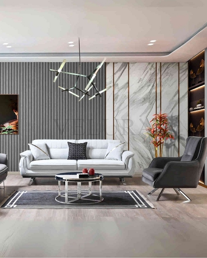 Florya Berjer Antrasit Modern Tasarım