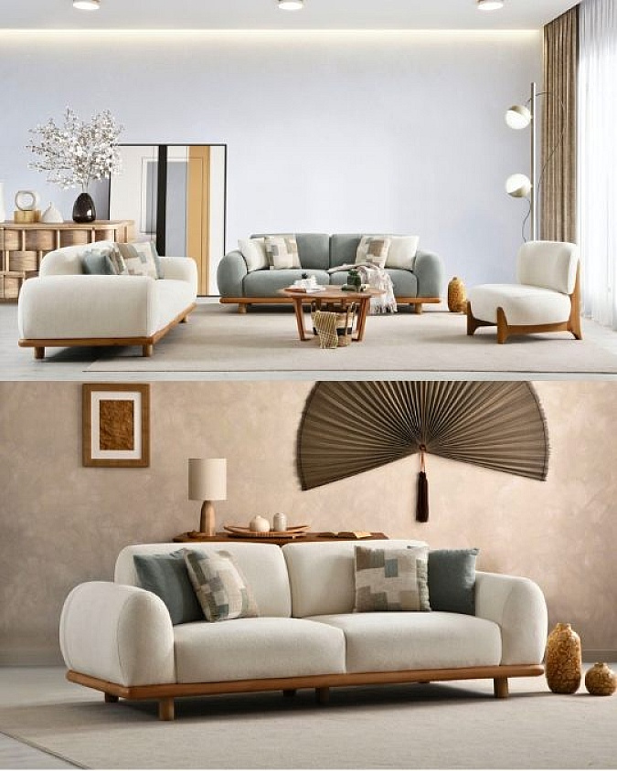 Senna Bohem Koltuk Takımı - Yeşil Senna Bohem Koltuk Takımı - Yeşil