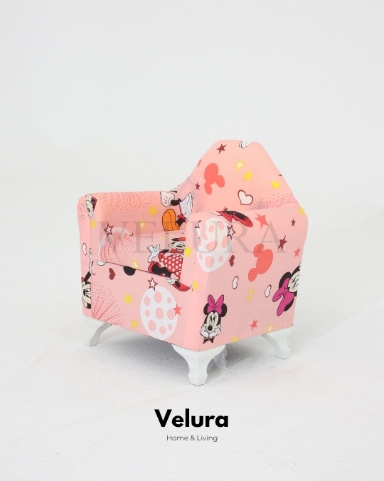 Çocuk Berjer - Mickey Mouse - Pembe