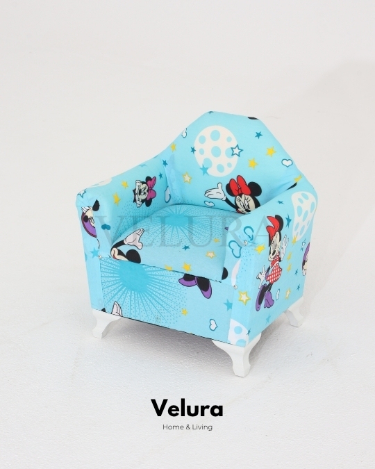Çocuk Berjer - Mickey Mouse - Turkuaz