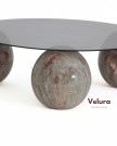 Küre Orta Sehpa - Mars - Yuvarlak - Füme Cam Küre Orta Sehpa - Mars - Yuvarlak - Füme Cam