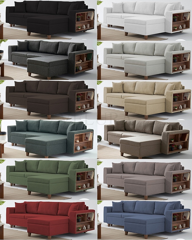 Rengar Antrasit Köşe Takımı Rengar Antrasit Köşe Takımı