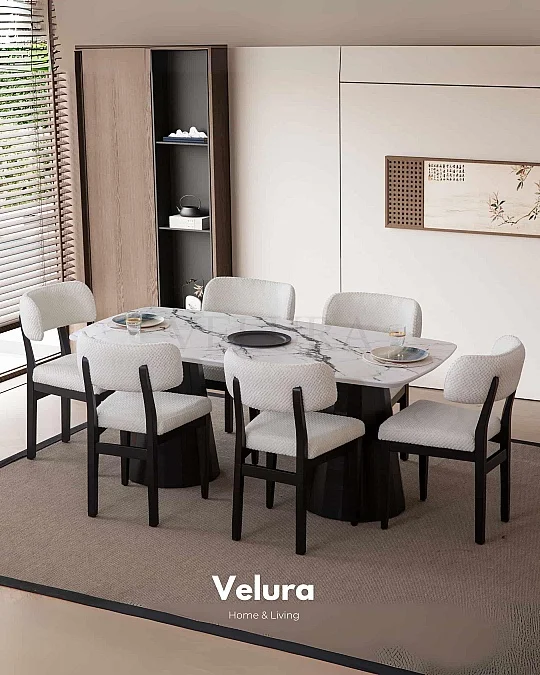 Alora Dijital Baskı Yemek Masası