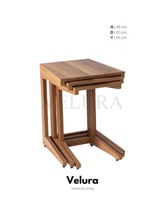 CO6 Set Söğüt Yan Sehpa