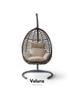 Class Bahçe Salıncağı - Kahve Rattan Krem Minder Class Bahçe Salıncağı - Kahve Rattan Krem Minder