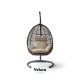 Class Bahçe Salıncağı - Kahve Rattan Krem Minder Class Bahçe Salıncağı - Kahve Rattan Krem Minder