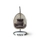 Class Bahçe Salıncağı - Krem Rattan Gri Minder Class Bahçe Salıncağı - Krem Rattan Gri Minder
