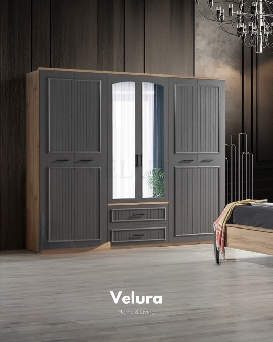 Cloud 6 Kapılı Dolap