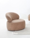 Velura Home kolsuz ayaksız berjer