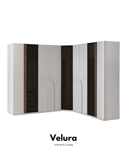 Estella 9 Kapılı Köşe Dolap