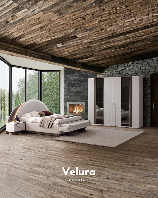 Estella Yatak Odası Takımı - 6 Kapaklı Gardırop