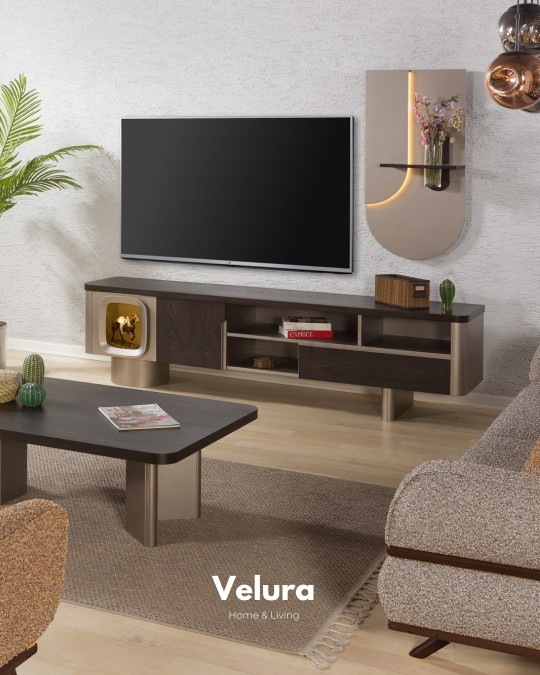 Focus Koyu Ceviz Tv Ünitesi