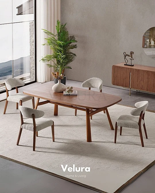 Genova Walnut Yemek Masası