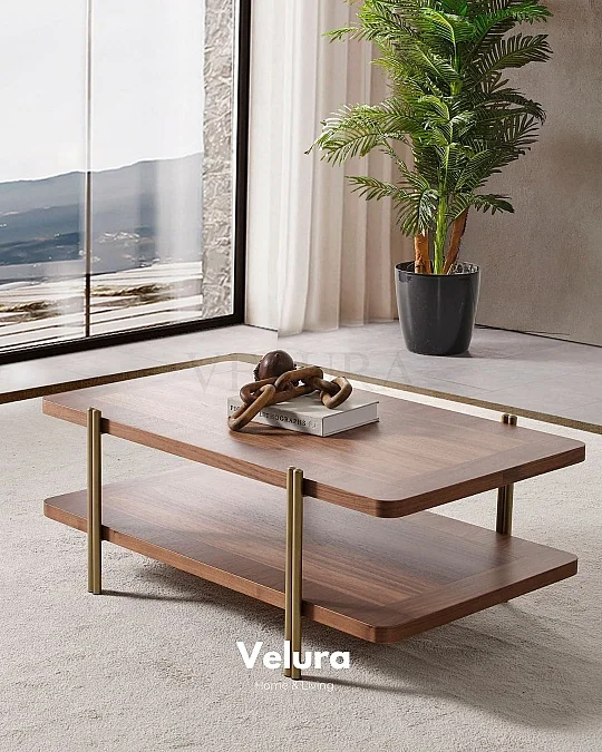 Genova Walnut Orta Sehpa