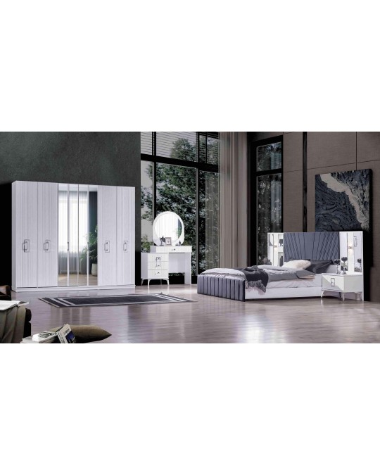 Rio Gümüş Yatak Odası Takımı