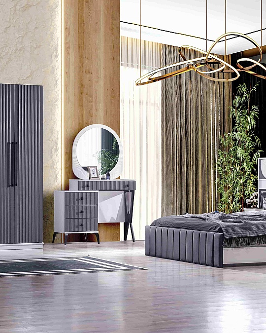 Stil Antrasit Yatak Odası Takımı 