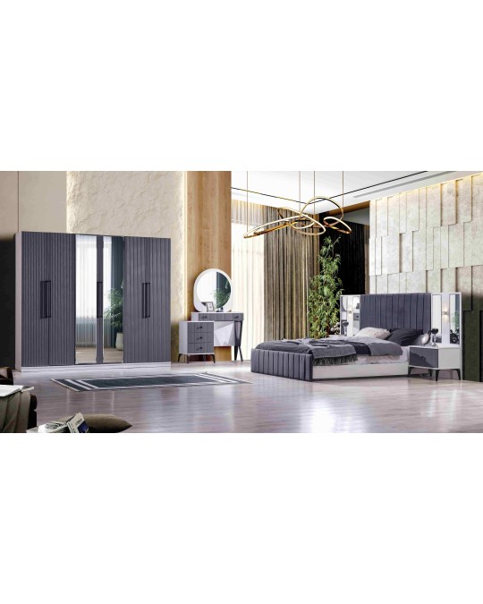 Stil Antrasit Yatak Odası Takımı 