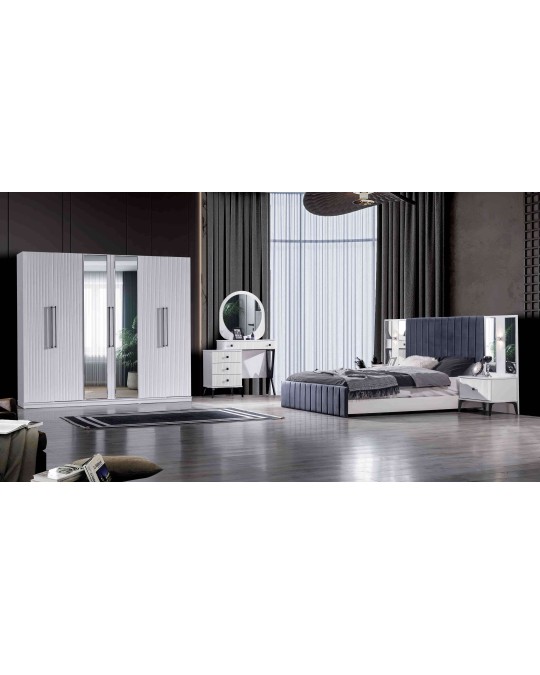 Stil Beyaz Yatak Odası Takımı 