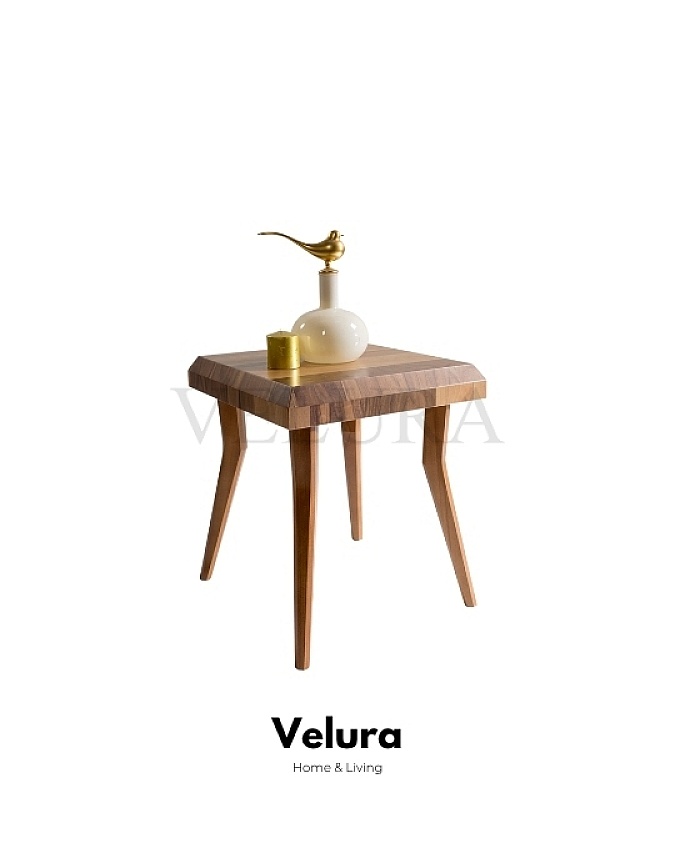 Velura Home ceviz renk yan sehpa modelleri