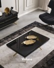 Maserati Orta Sehpa gold ayak siyah parlak tabla modern tasarım