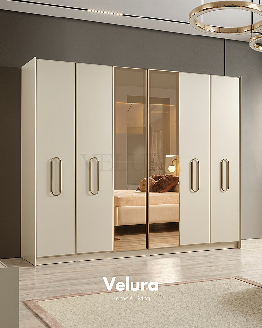 Monaco 6 Kapılı Dolap