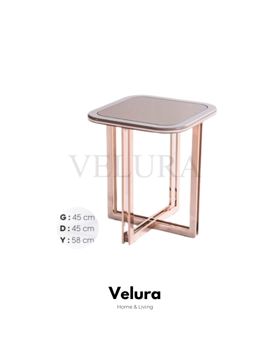 Prestij Toprak Rose Gold Yan Sehpa