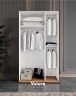 Rana 3 Kapılı Dolap – Velura Home Rana 3 Kapılı Dolap beyaz renk sade modern tasarım