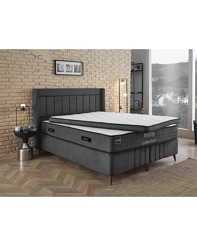 Koyu gri baza başlık seti