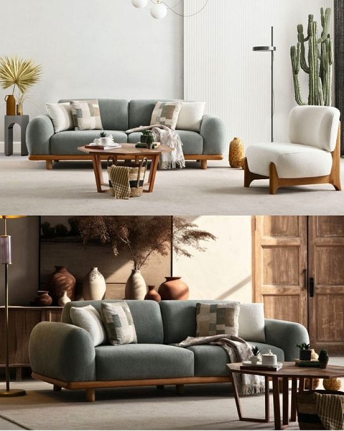 Senna Bohem Koltuk Takımı - Yeşil Senna Bohem Koltuk Takımı - Yeşil