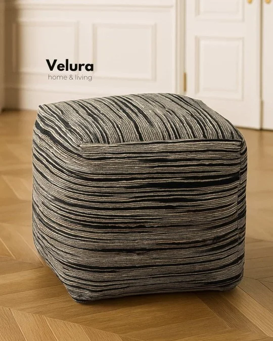 Shiro Beige Black - Puf